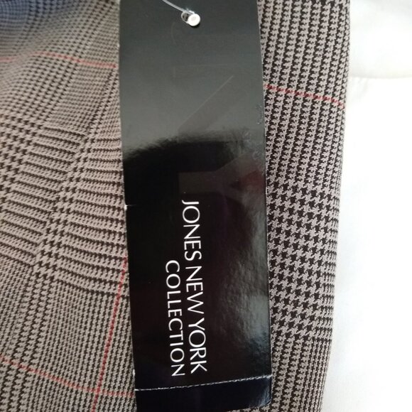 Jones New York Prince of Wales Checked Tweed midi skirt - Picture 5 of 6